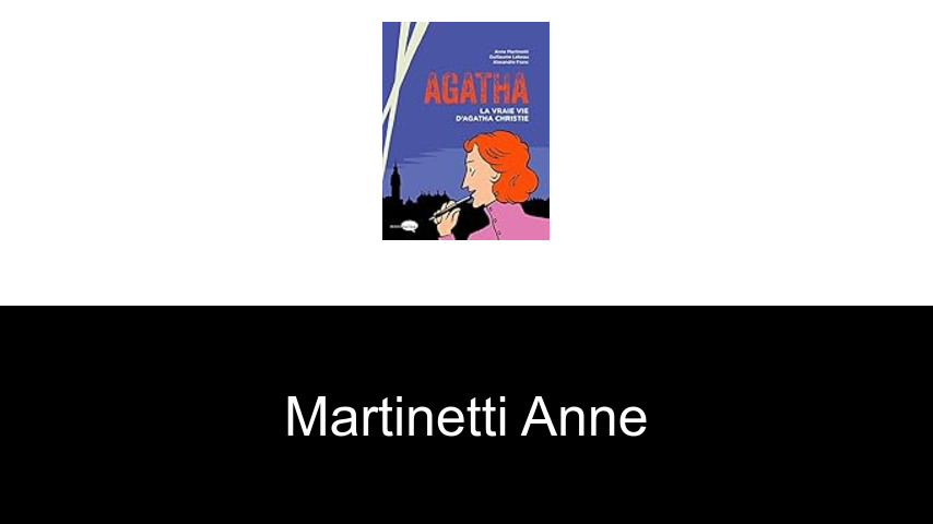 livres de Martinetti Anne
