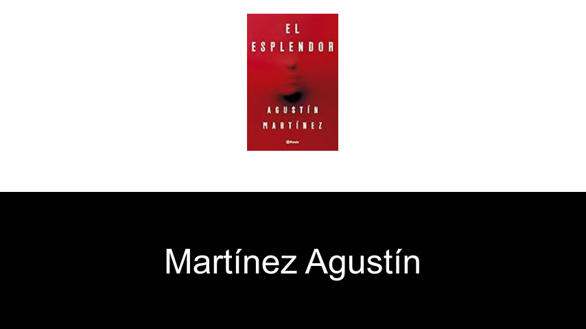 livres de Martínez Agustín
