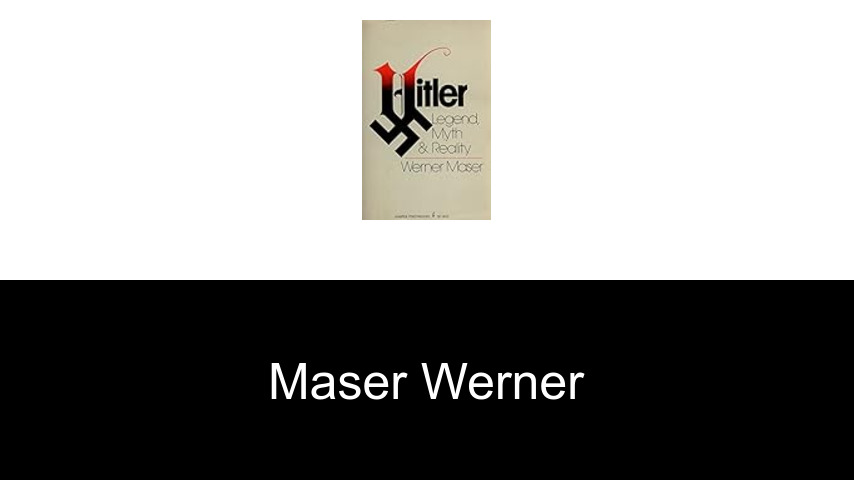 livres de Maser Werner