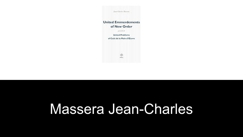 livres de Massera Jean-Charles