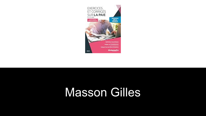 livres de MASSON GILLES
