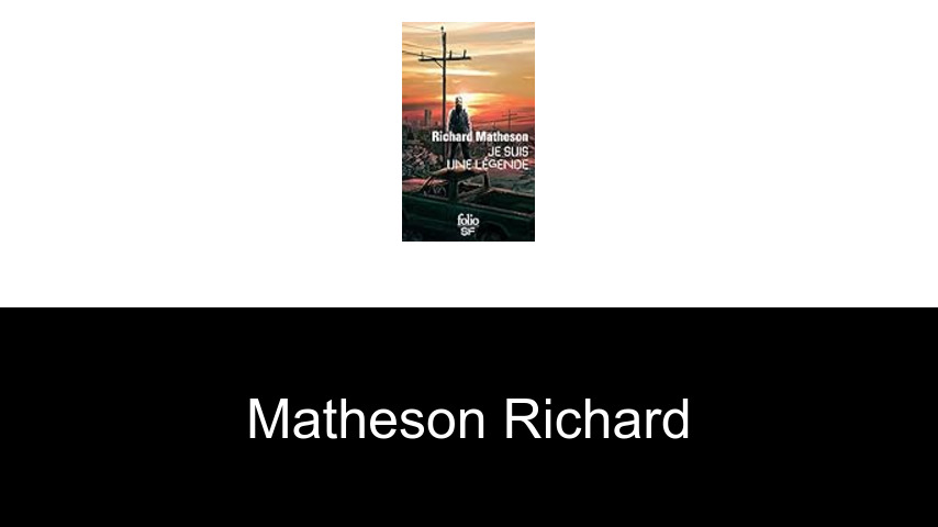 livres de Matheson Richard