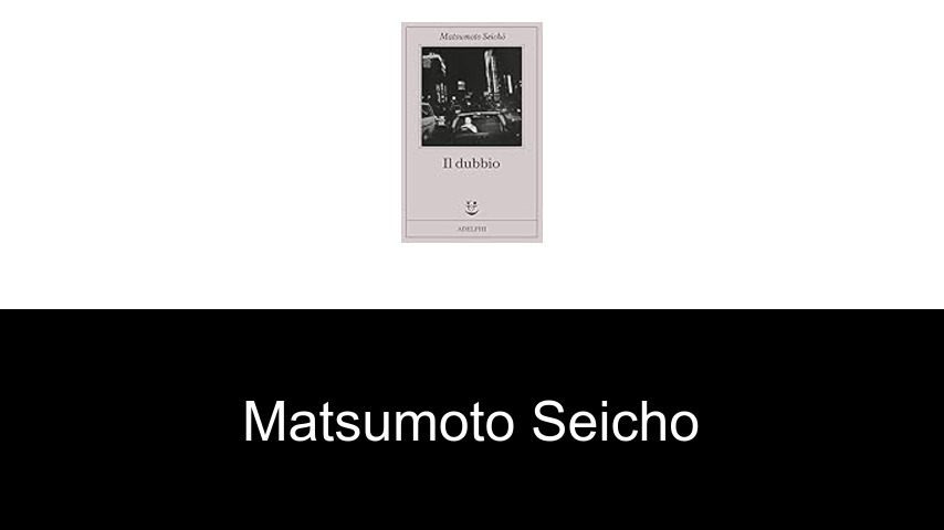 livres de Matsumoto Seicho