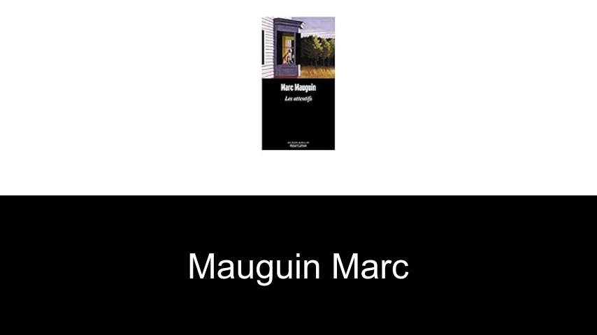 livres de Mauguin Marc