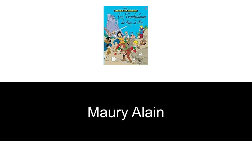 livres de Maury Alain