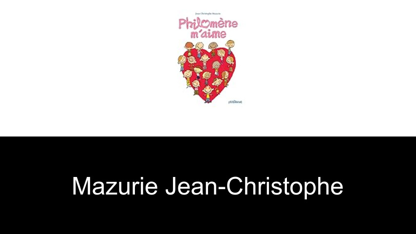 livres de Mazurie Jean-Christophe