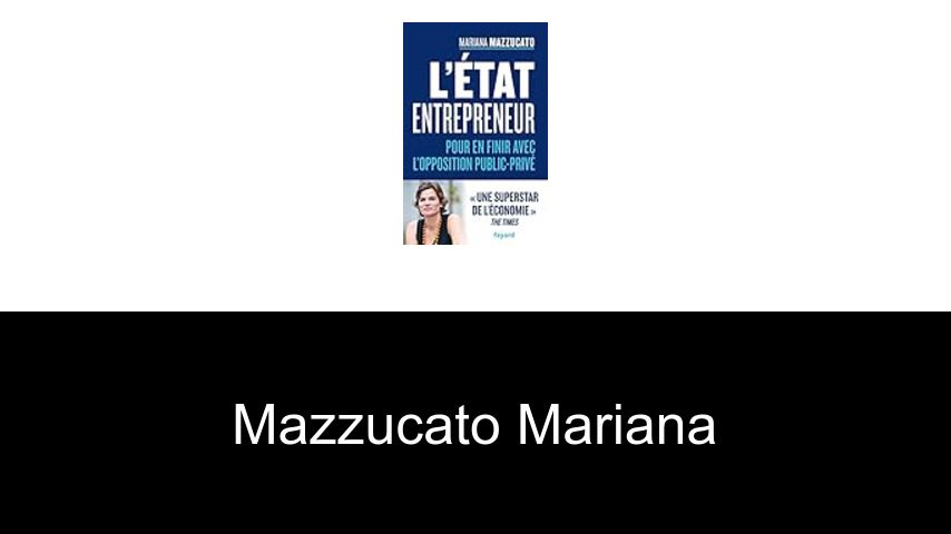 livres de Mazzucato Mariana