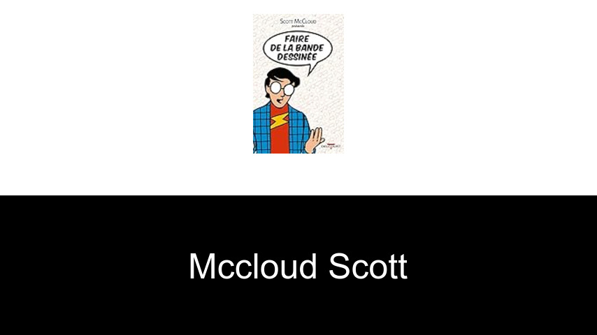 livres de McCloud Scott
