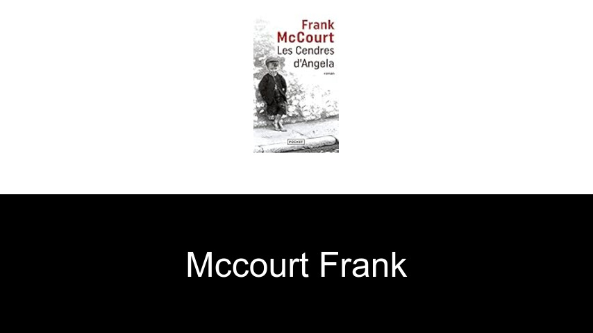 livres de McCourt Frank