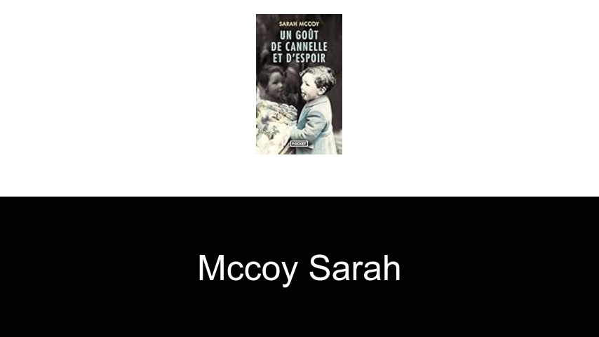 livres de McCoy Sarah