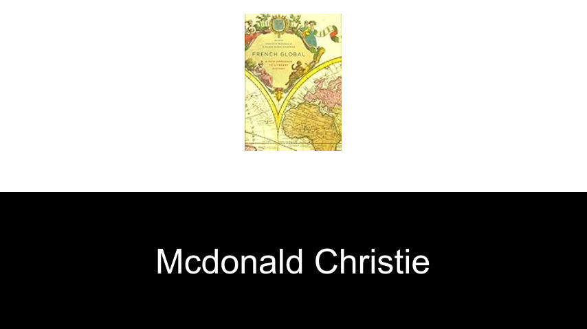 livres de McDonald Christie