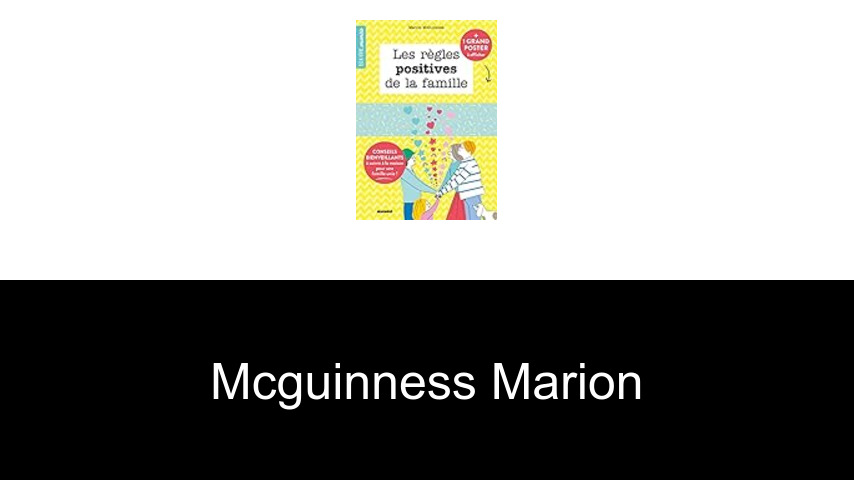 livres de McGuinness Marion
