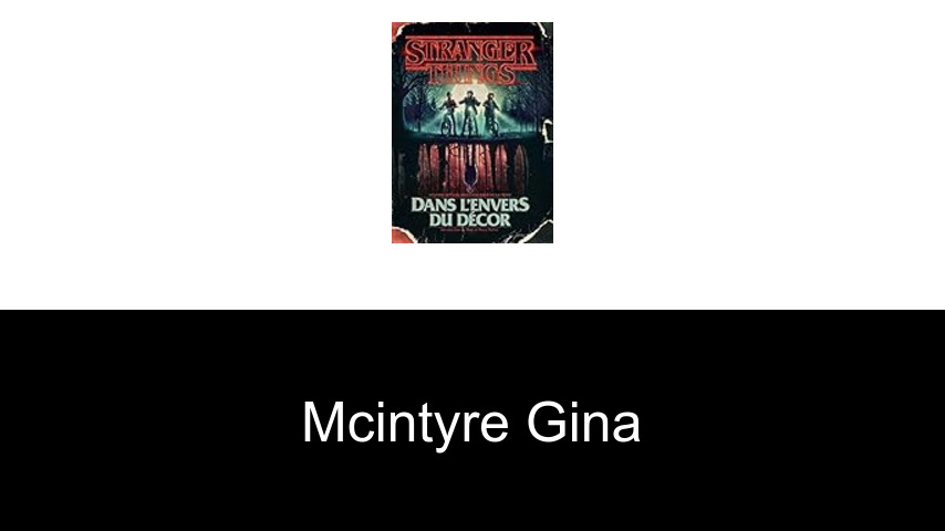 livres de McIntyre Gina
