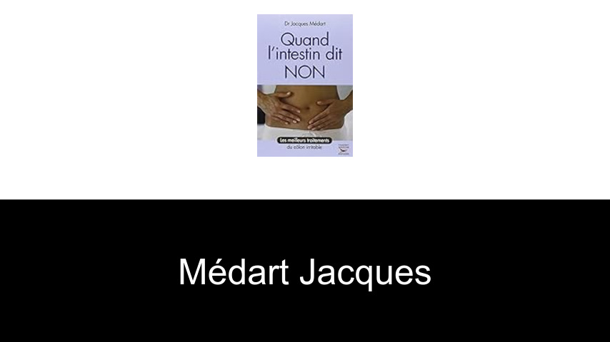 livres de Médart Jacques