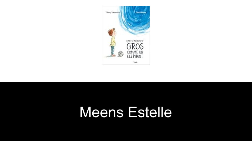 livres de MEENS Estelle