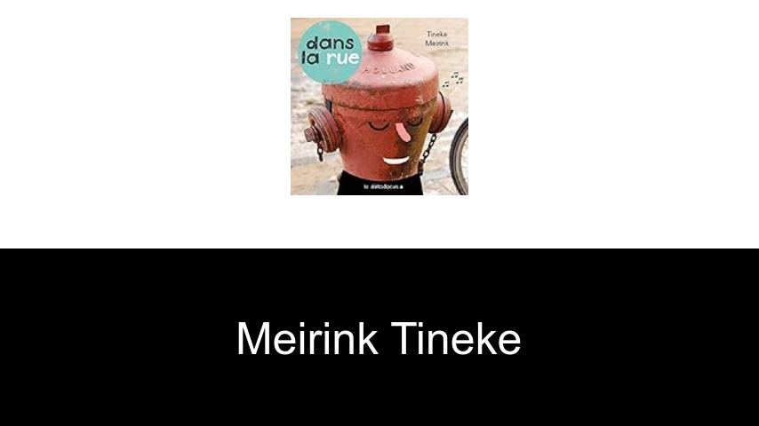 livres de Meirink Tineke