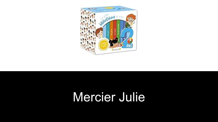 livres de Mercier Julie