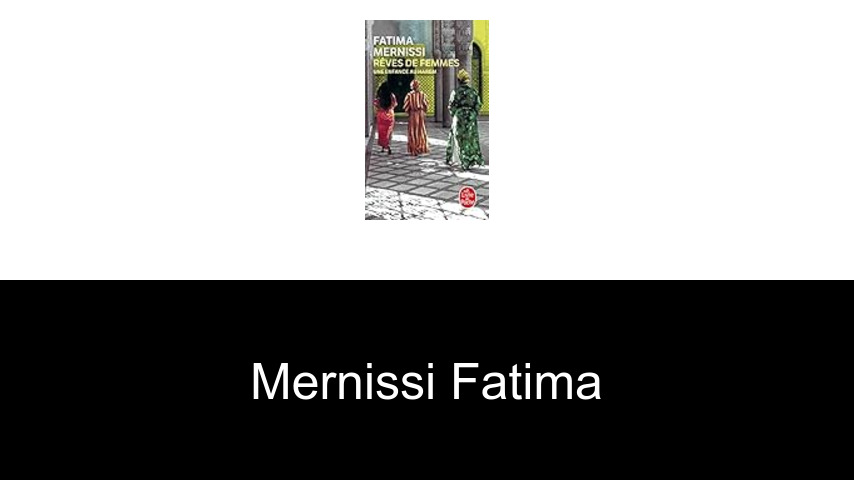 livres de Mernissi Fatima