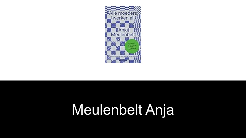 livres de Meulenbelt Anja
