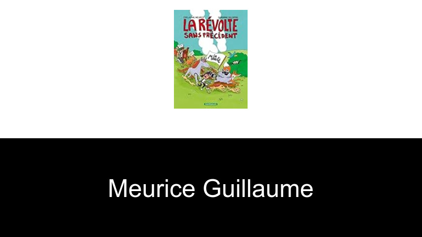 livres de Meurice Guillaume
