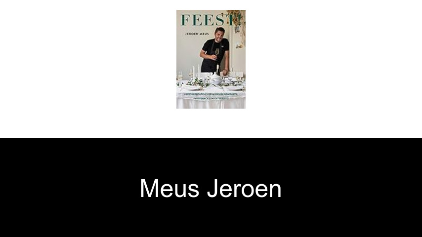 livres de Meus Jeroen