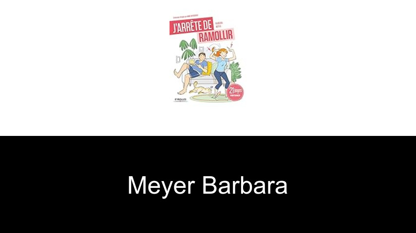 livres de Meyer Barbara