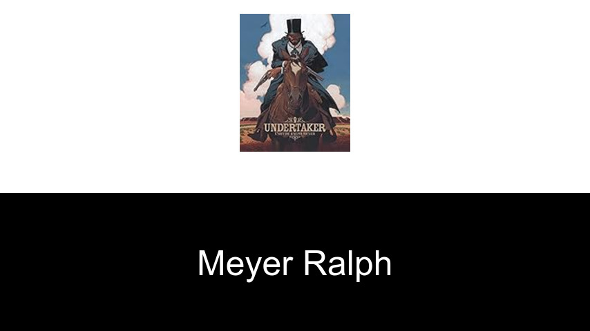 livres de Meyer Ralph