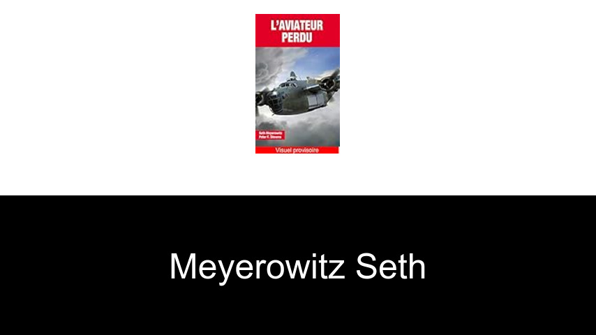 livres de Meyerowitz Seth