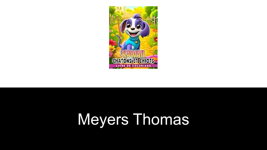 livres de Meyers Thomas