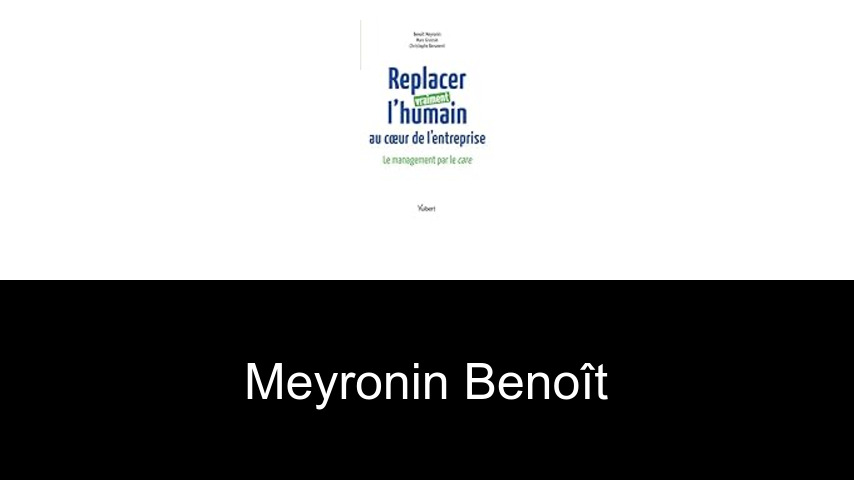 livres de Meyronin Benoît