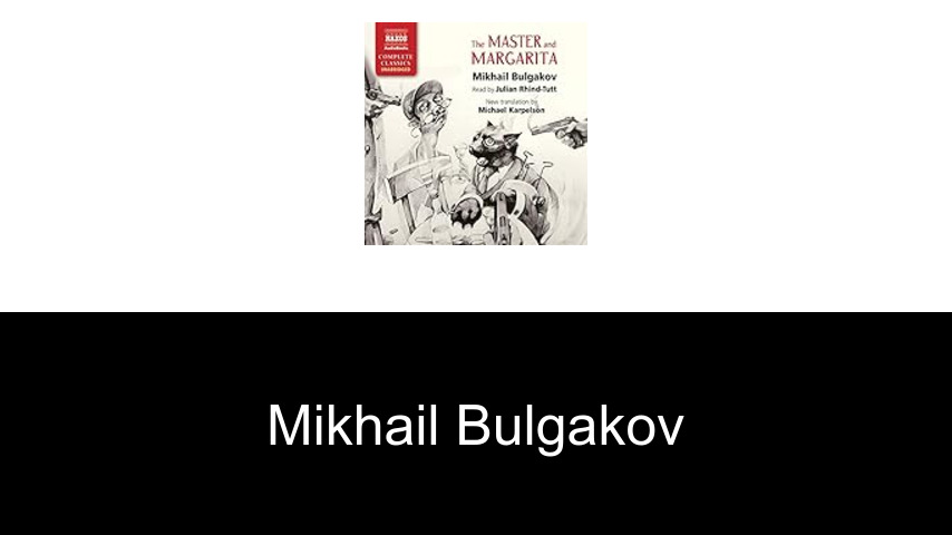 livres de Mikhail Bulgakov