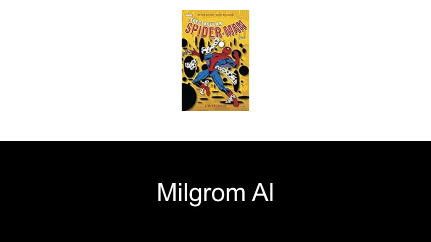livres de Milgrom Al