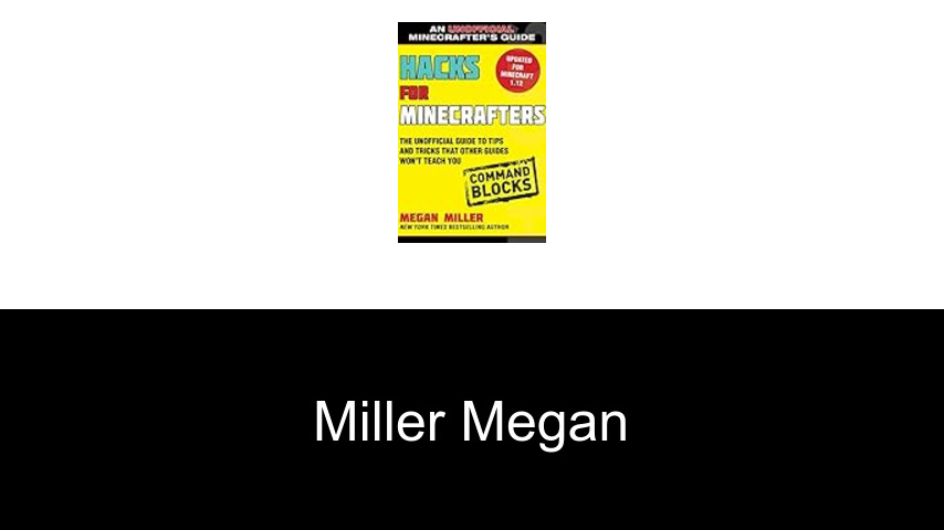livres de Miller Megan