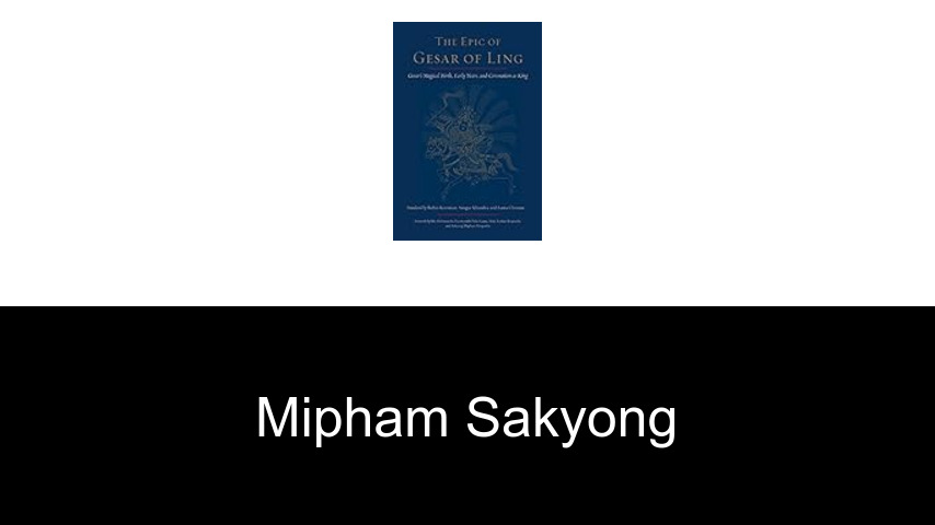 livres de Mipham Sakyong