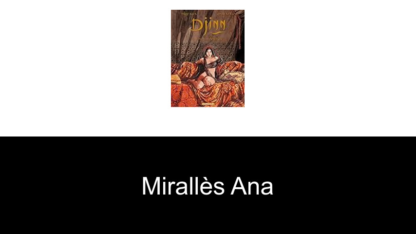 livres de Mirallès Ana