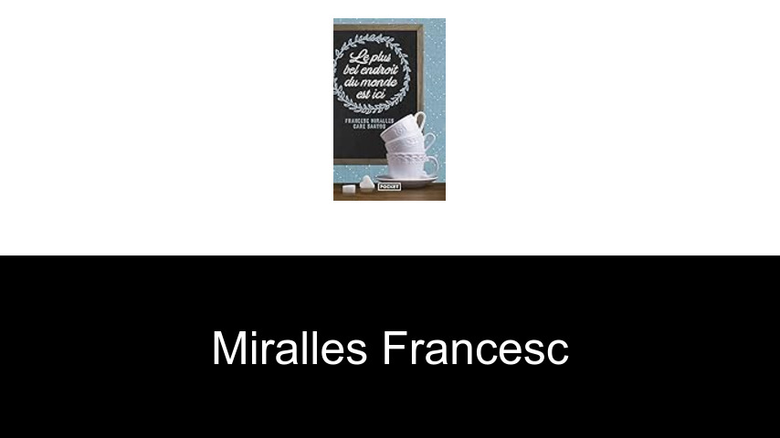 livres de MIRALLES FRANCESC
