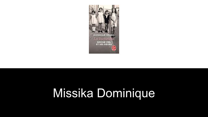 livres de Missika Dominique