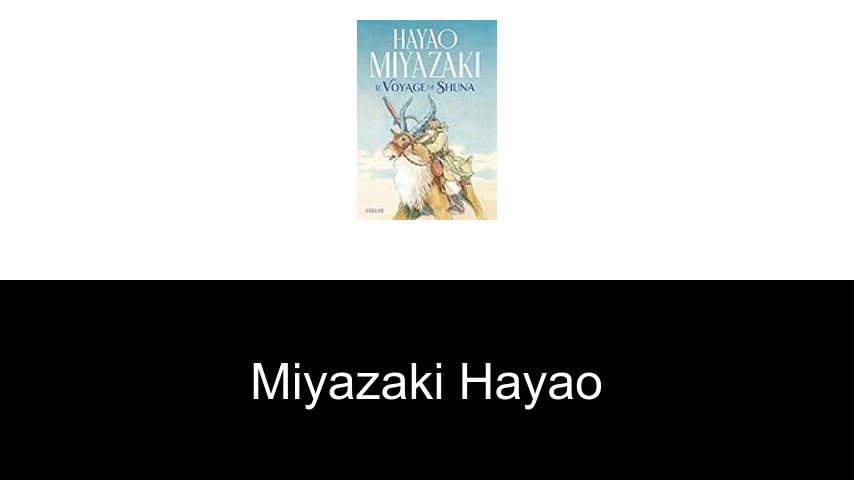 livres de Miyazaki Hayao