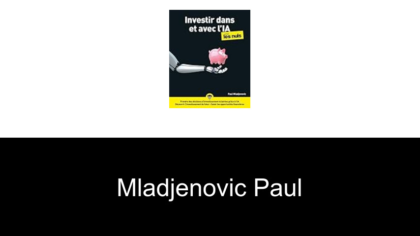 livres de Mladjenovic Paul
