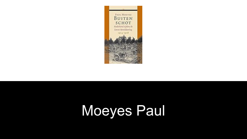 livres de Moeyes Paul