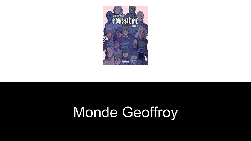 livres de Monde Geoffroy