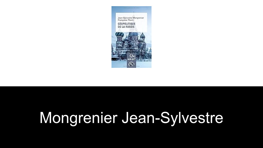 livres de Mongrenier Jean-Sylvestre