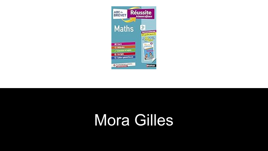 livres de Mora Gilles