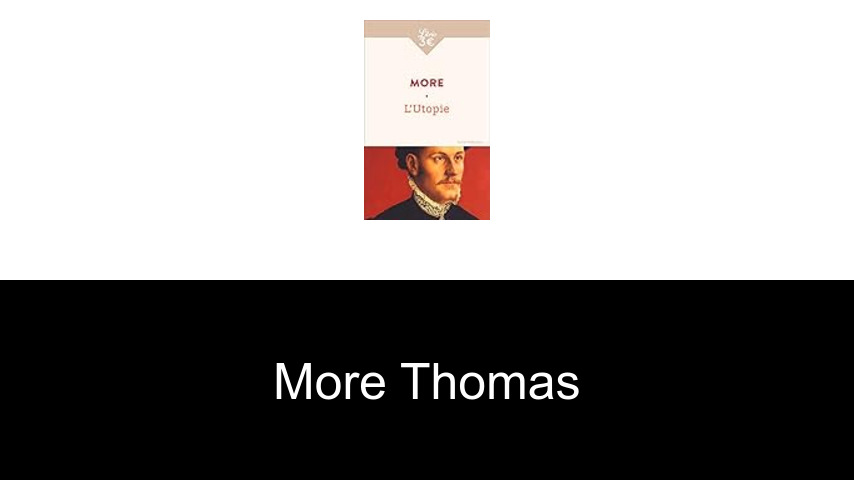 livres de More Thomas