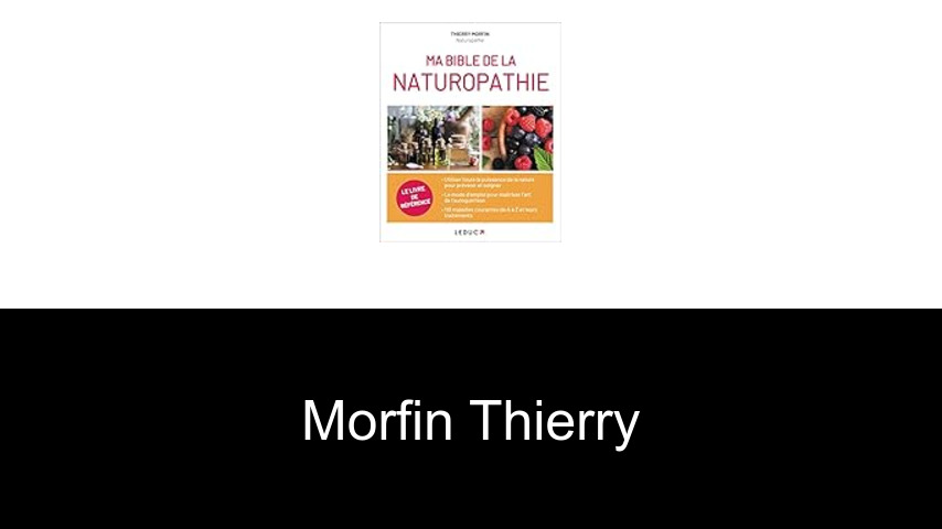 livres de Morfin Thierry