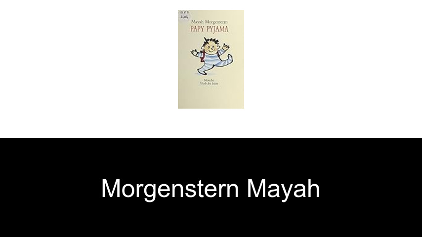 livres de Morgenstern Mayah