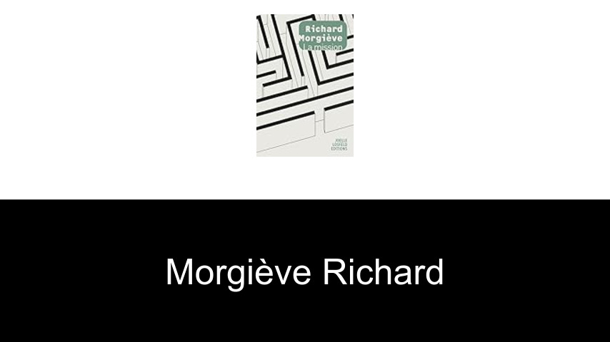 livres de Morgiève Richard