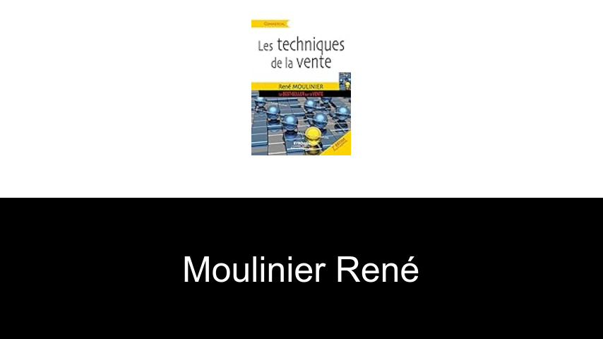 livres de Moulinier René