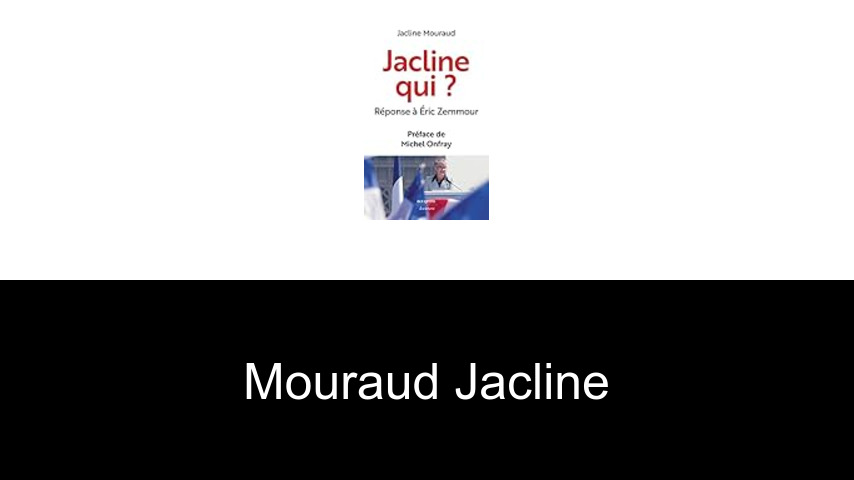 livres de Mouraud Jacline