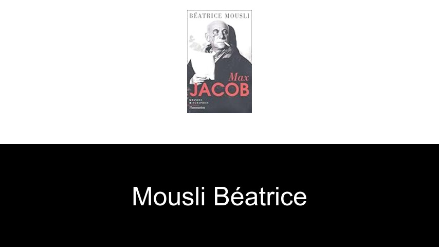 livres de Mousli Béatrice